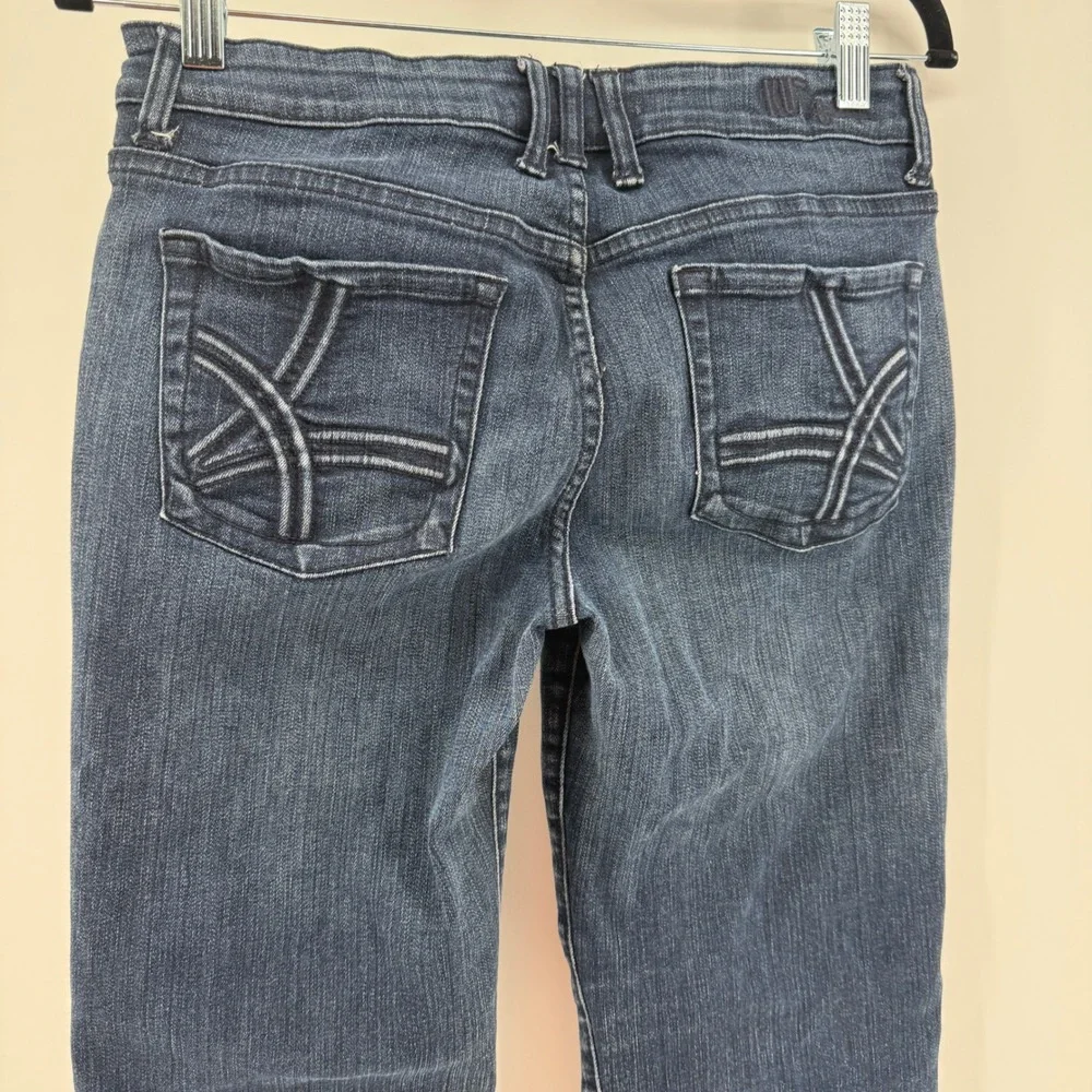 Kut from the Kloth Women Dark Wash Straight Leg Jeans Size 4 Blue Denim Stretch